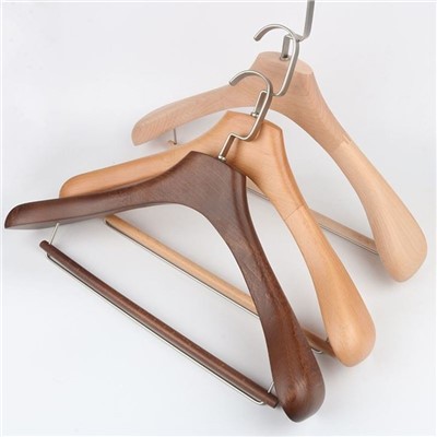 Personaliseer logo luxe houten hangers