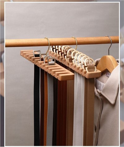 Massief houten riem organisator