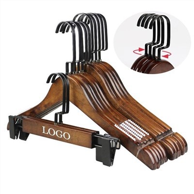 Stevige gladde pak houten hangers